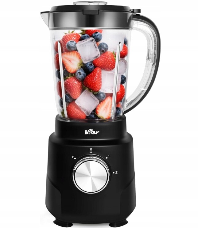 Bear Stolní Mixér 700 W 1,5 L S Funkcí Drcení Ledu A 10 Čepelemi
