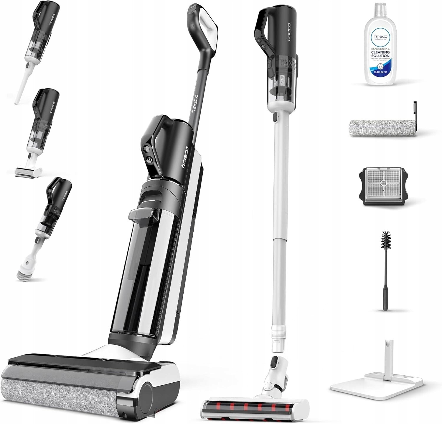 Tyčový vysavač mycí vysavač Tineco Floor one S5 Combo Power Kit suchý, mokrý