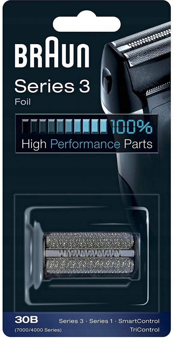 Fólie pro holicí strojek Braun S3 30B, stříbrná
