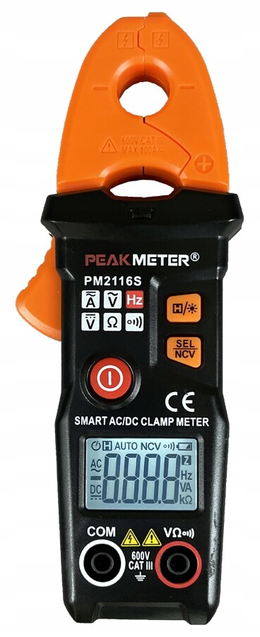 Klešťový multimetr PeakMeter PM2116S