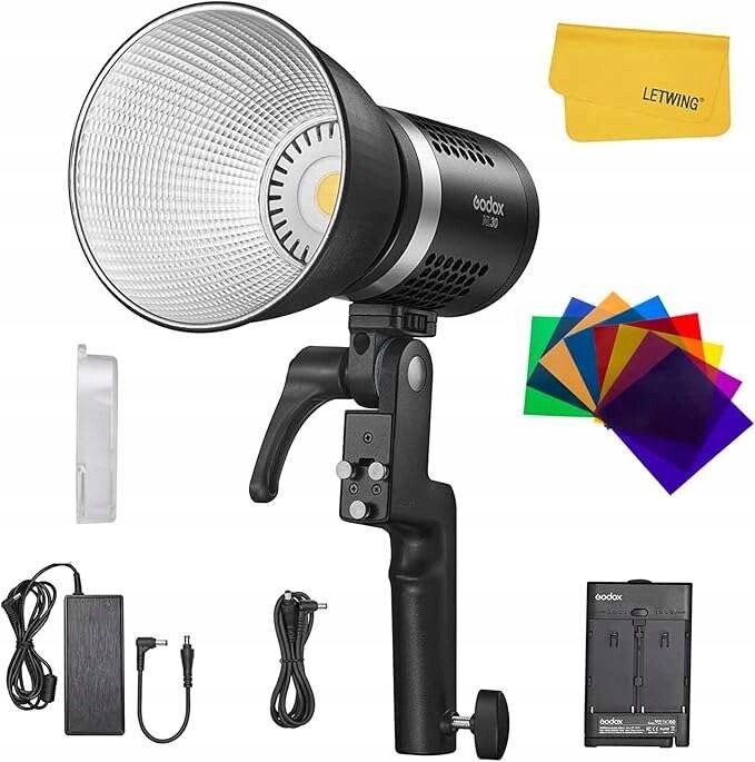 Led studiová lampa Godox ML30 Cri 96+ Sada fotografického osvětlení