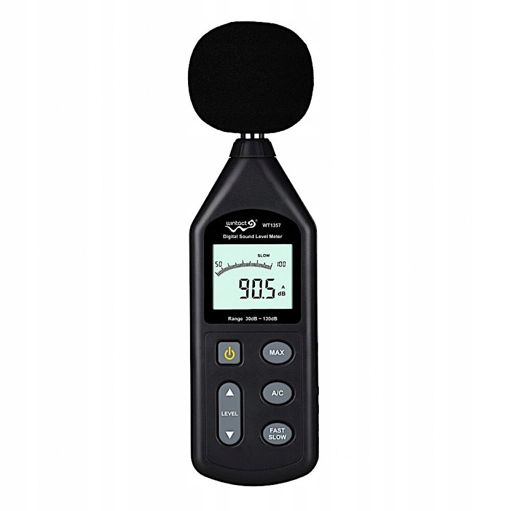 Měřič Decibelů Sonometr 130 Db Na Baterie