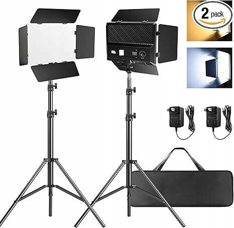 Studiová lampa Pixel Led Sada fotografického osvětlení 2500-6500K 2ks