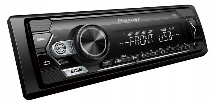 Pioneer MVH-S120UBW Digitální Radiopřehrávač S Tunerem Rds, Usb, Aux-in