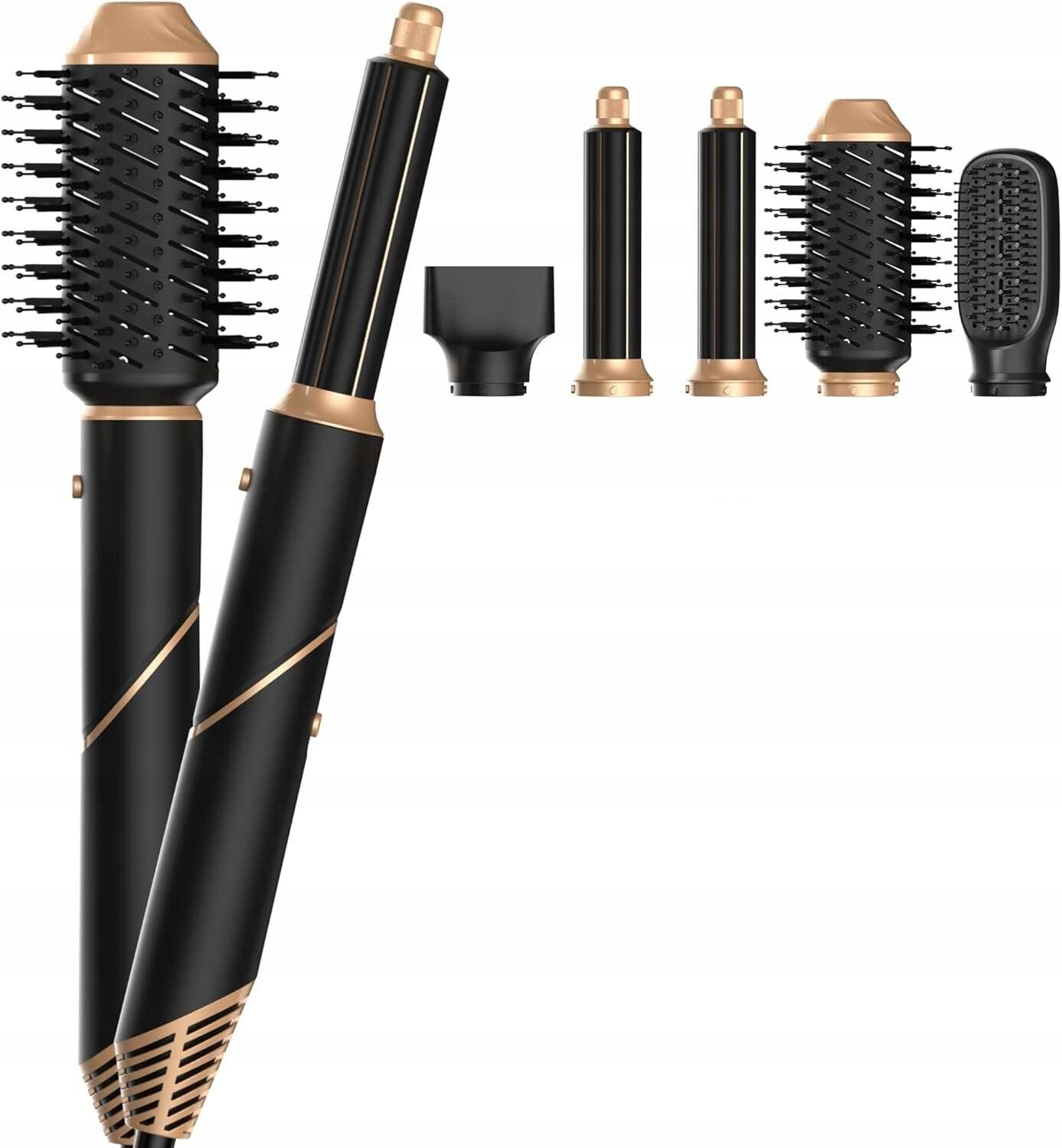 Vysoušeč vlasů s vyhřívacím kartáčem a kulmou 5v1