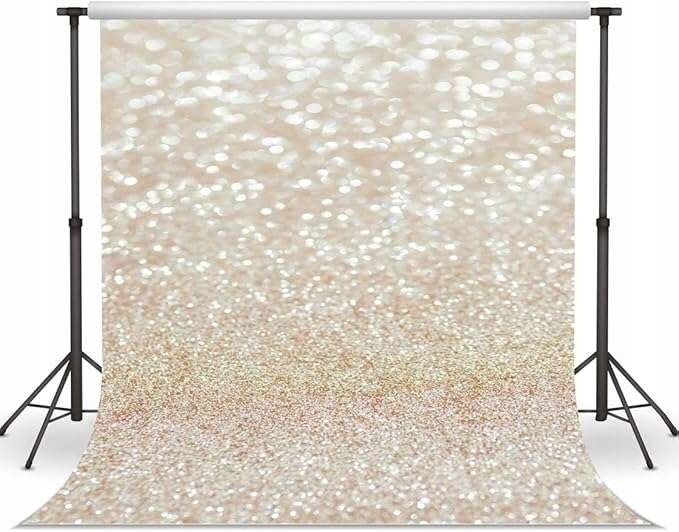 Fotografické pozadí s látkovým bannerem Motiv Zlaté Puntíky 3x3,6 m