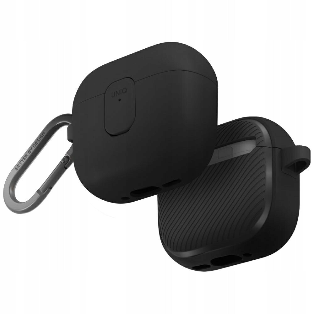 Pouzdro Uniq Clyde pro AirPods 4 s pouzdrem Lock, černé