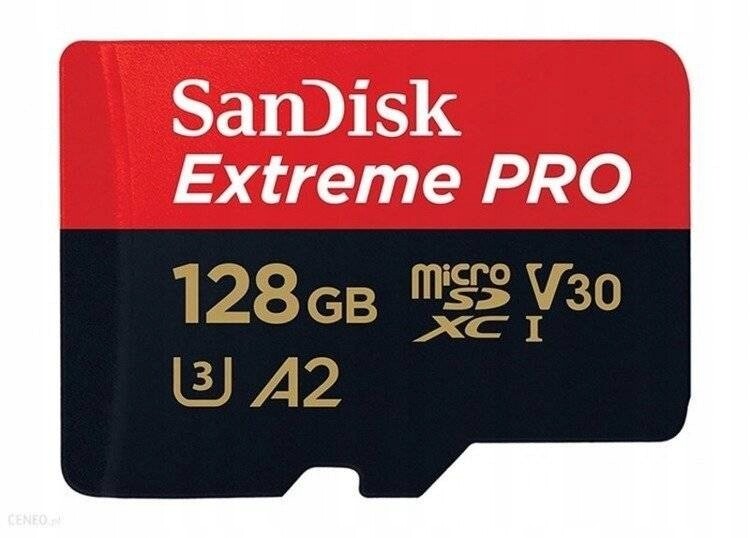 Paměťová karta SanDisk Extreme Pro microSDXC 128 Gb 200/90 MB/s