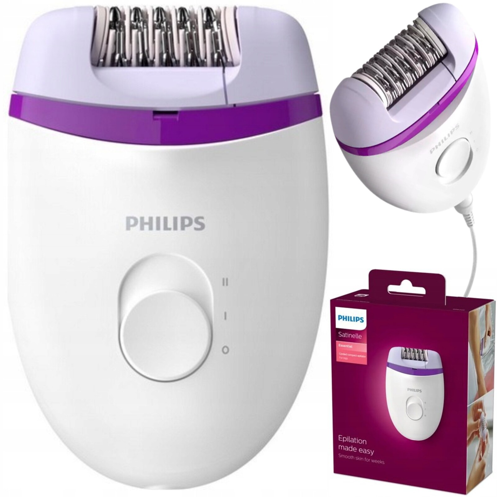 Depilátor Philips Satinelle Essential BRE225/00 Pro Ženy Na Nohy