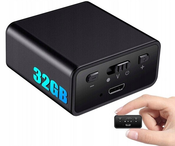 Špionážní Diktafon Odposlech 32 Gb Reaguje Na Hlas