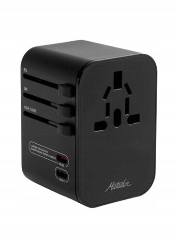 Cestovní adaptér Matador Global Travel Adapter černý