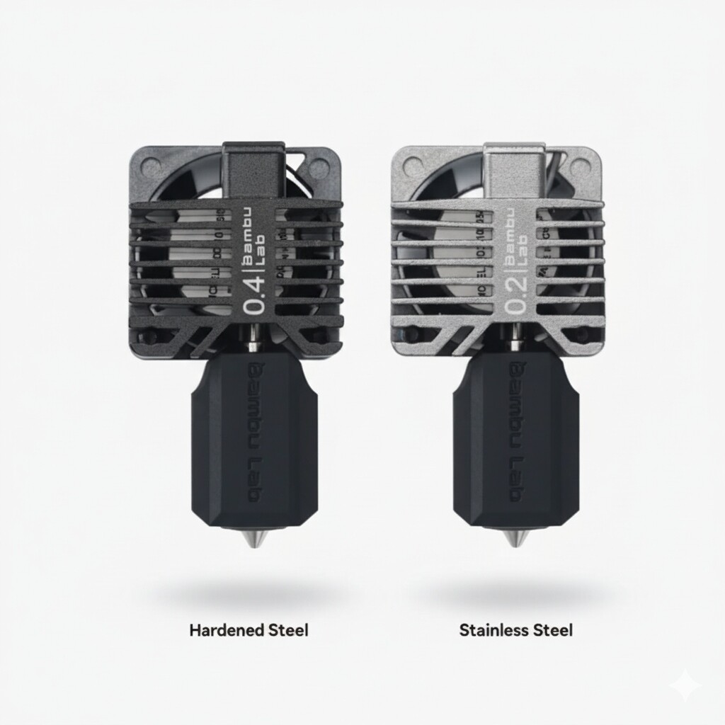Bambu Lab Hotend pro X1 a X1C Sada 0.2 mm 0.4 mm Originální sada