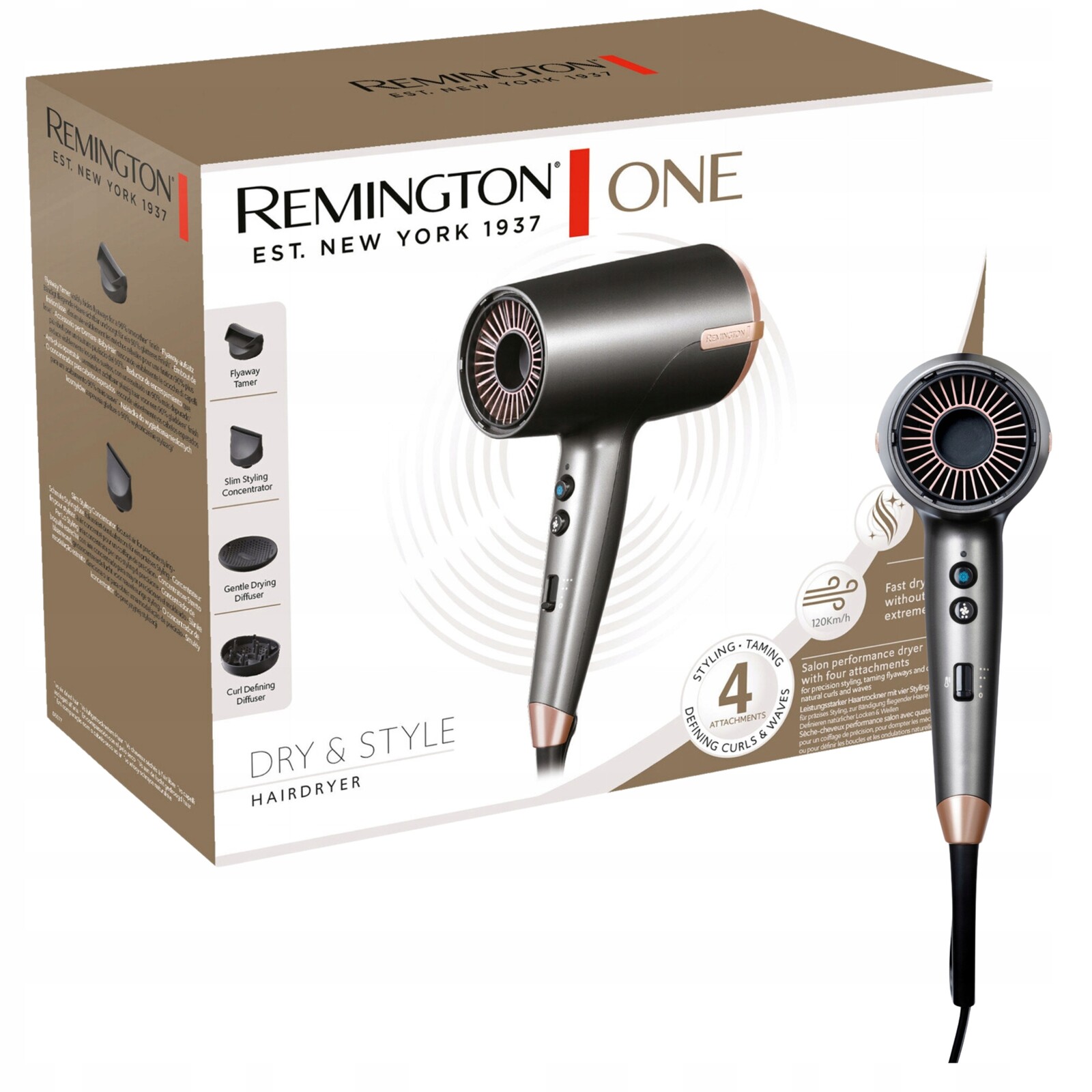Fén Remington Dry Style One – Funkce Ionizace Vlasů