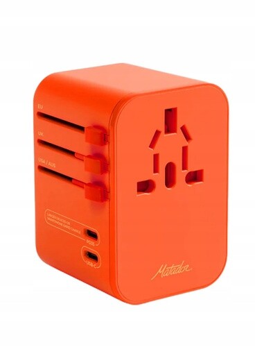 Cestovní adaptér Matador Global Travel Adapter – není oranžový