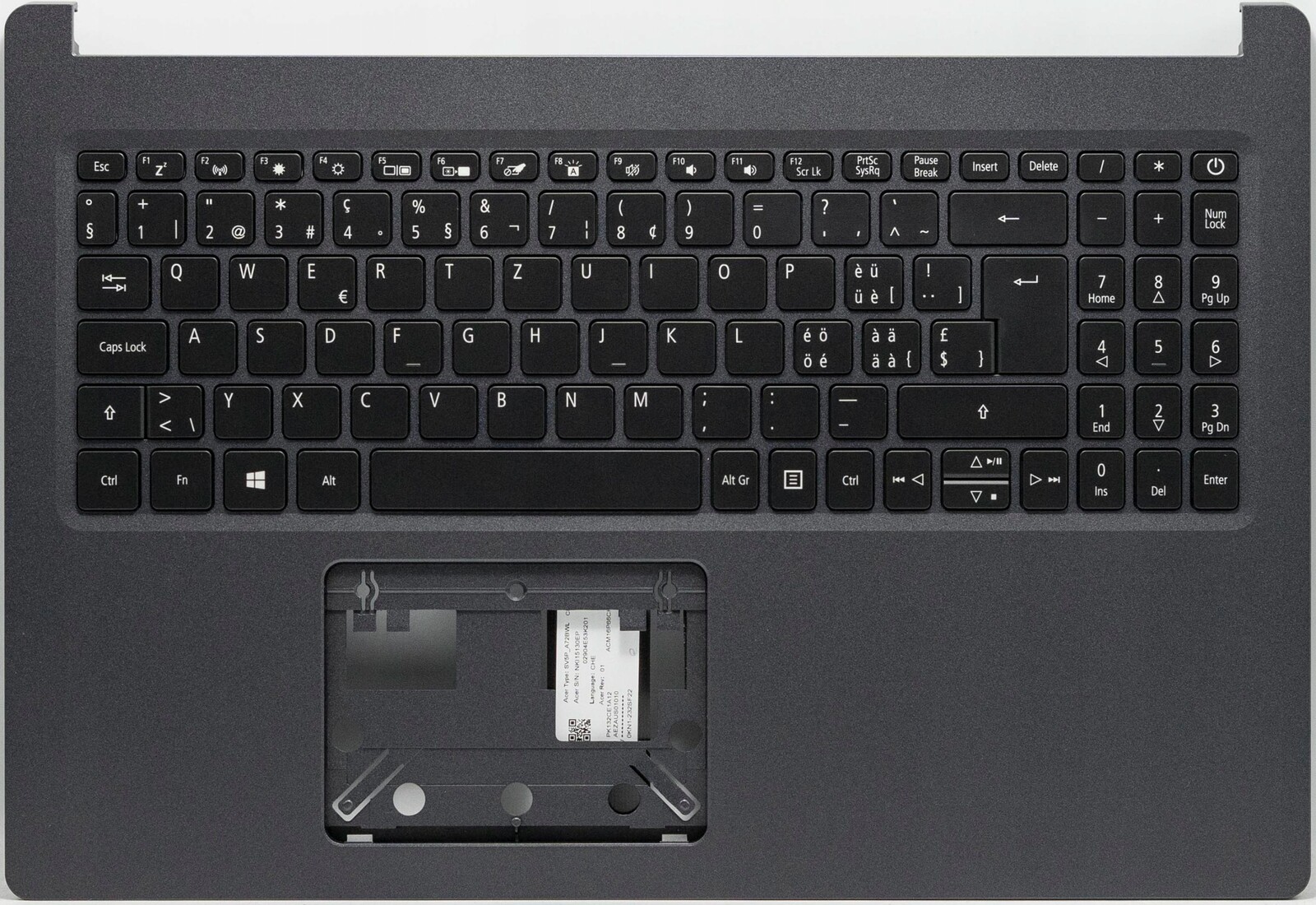 Horní Pouzdro Klávesnice Palmrest A515-54 A515-54G A515-55 Podsvícená Fra