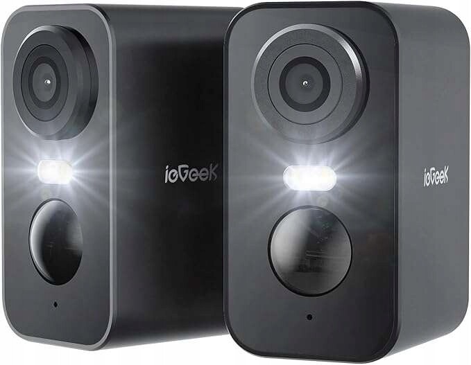 Bezdrátová bezpečnostní kamera WiFi voděodolná IP65, sada 2 ks