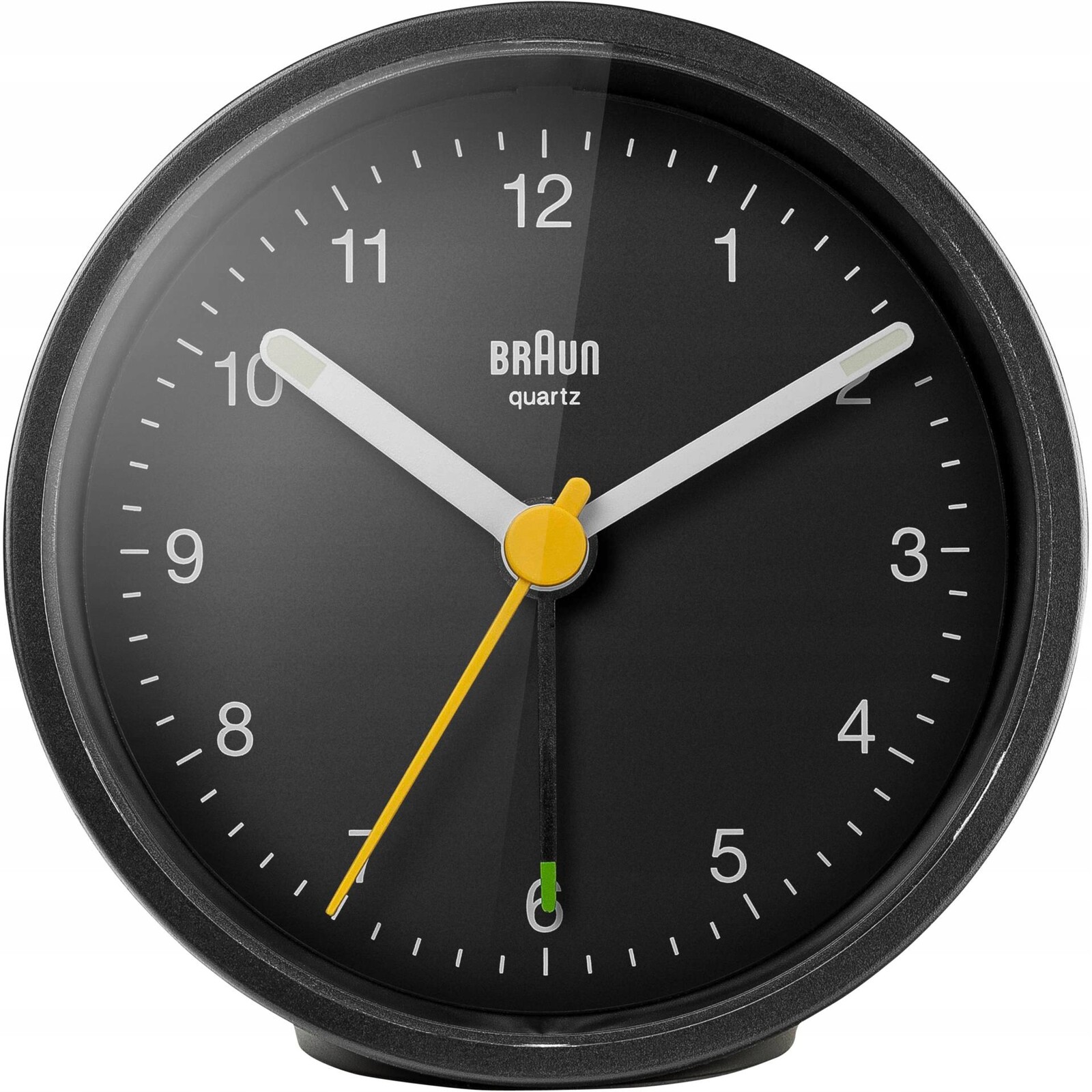 Braun Bc 12 B křemenný budík černý