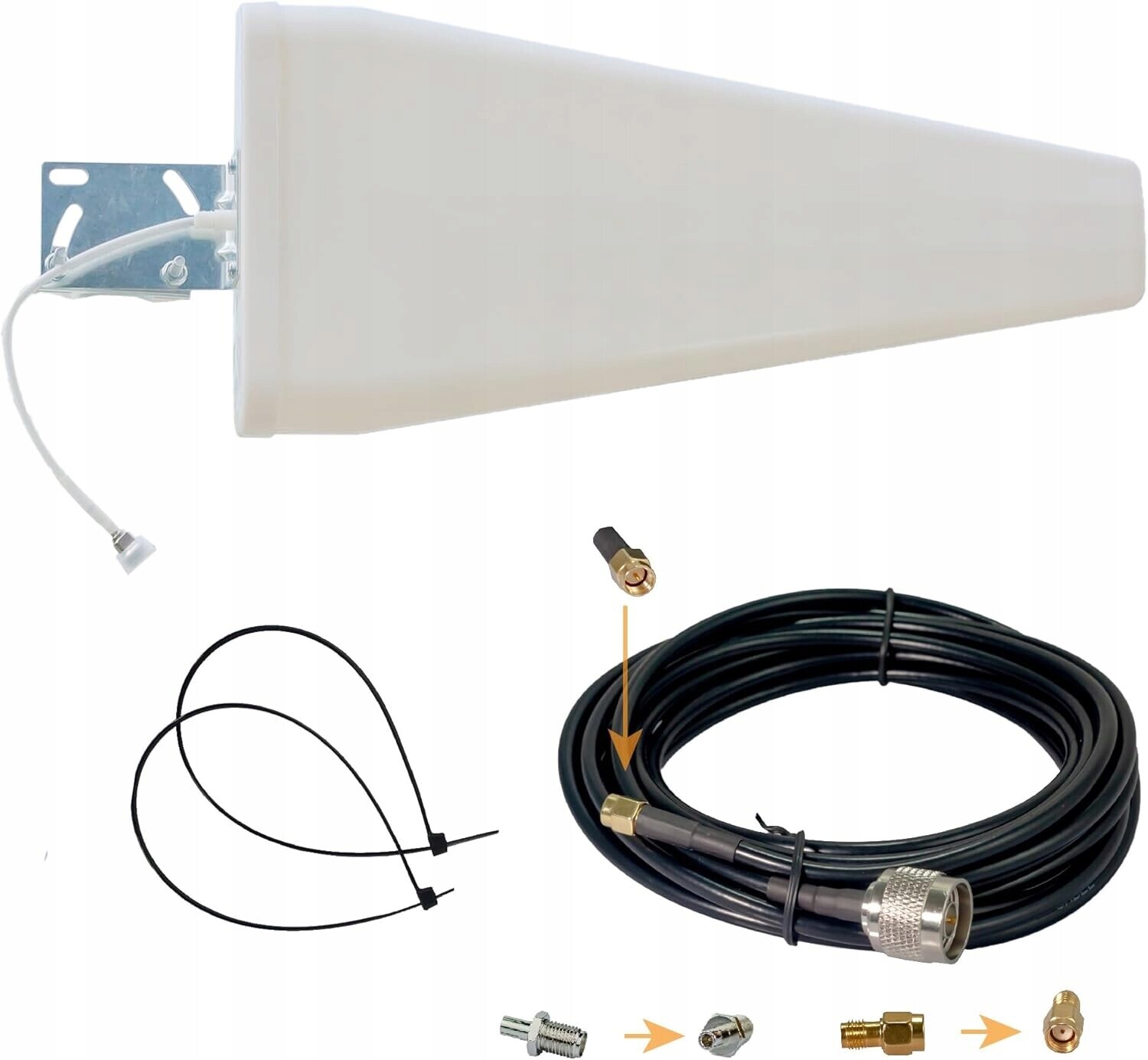 Venkovní anténa 5G/4G LTE/WiFi 12dBi 700 3700 MHz směrová Egasky