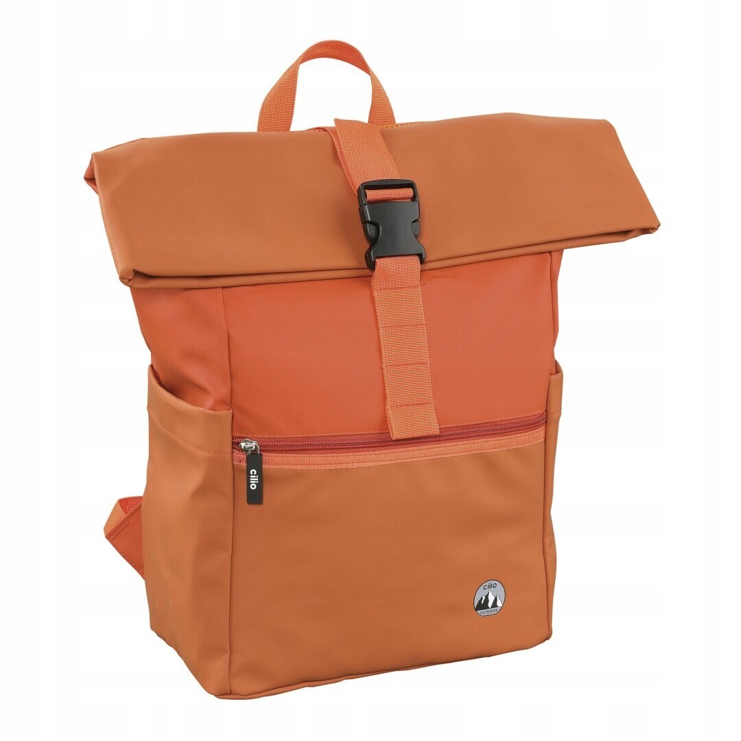Batoh Cilio 28 x 16 x 54 cm oranžový, voděodolný, na notebook