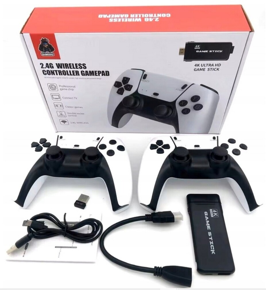 Retro Televizní Konzole, Hra Na Hraní Her, 2 Bezdrátové Ovladače, 20000 Her