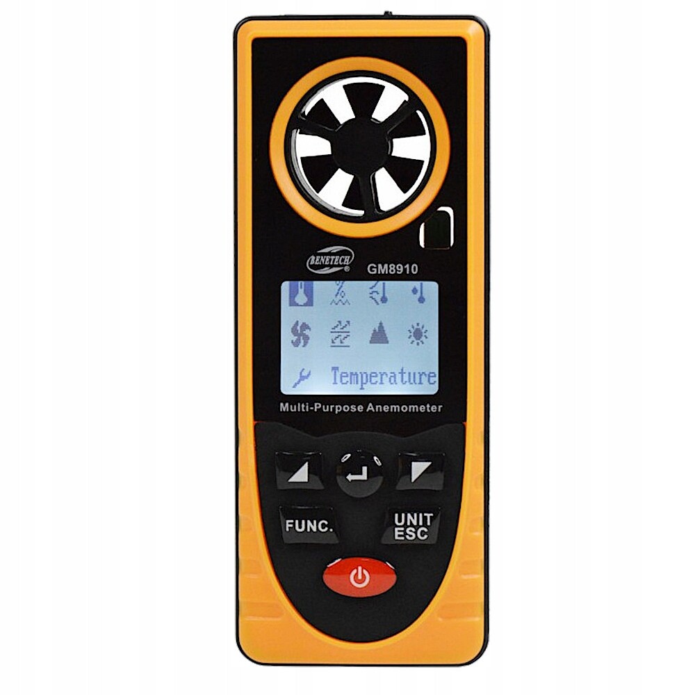 Multi Anemometr S Průtokoměrem Větru A Teploměrem