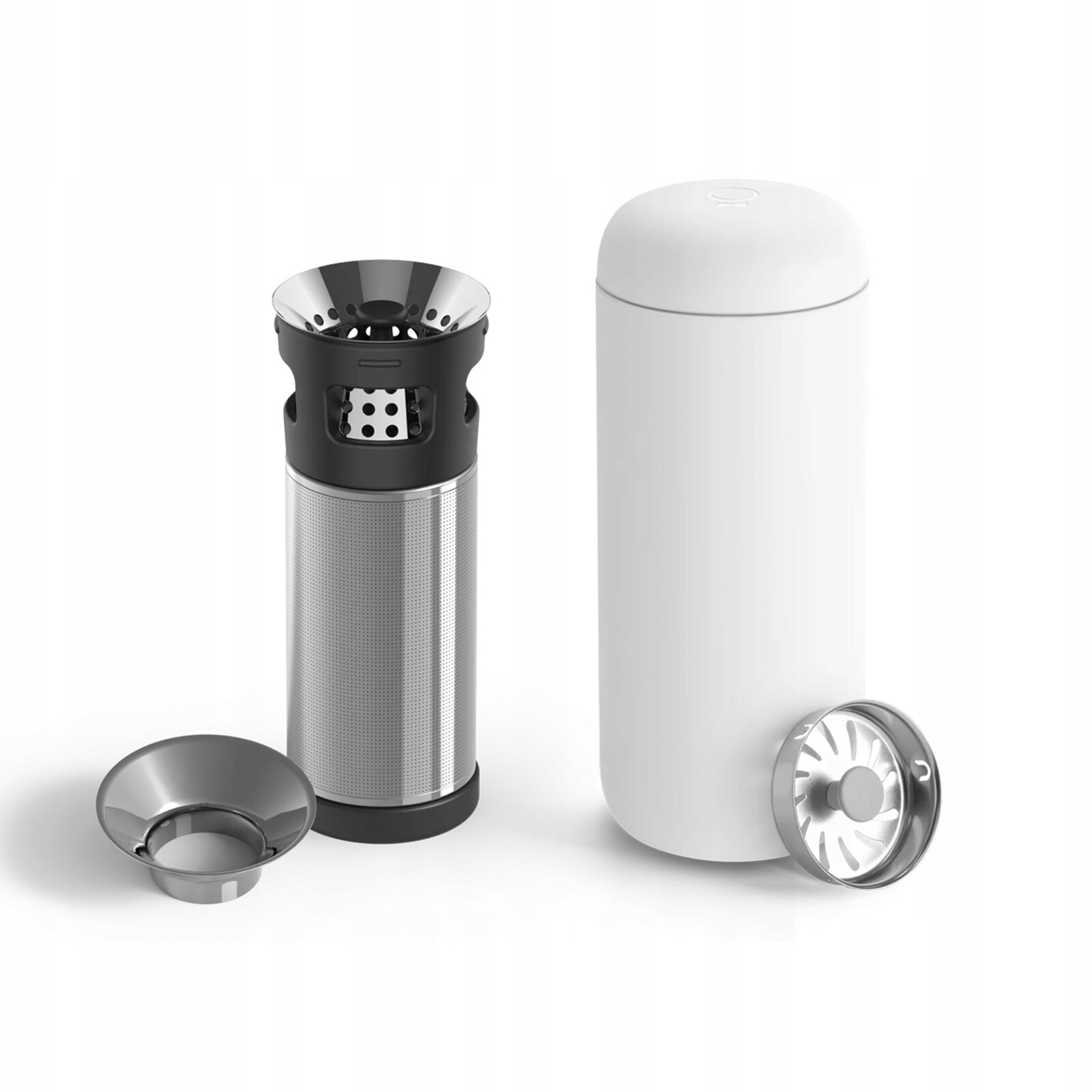 Fellow Carter Infuser Set termohrnek s nálevníkem, bílý 473 ml