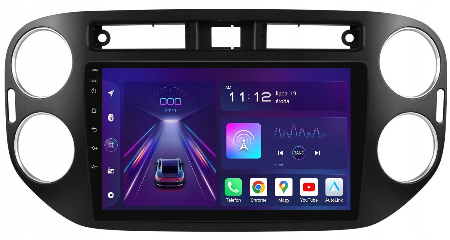 Rádio 2DIN Navigace Android Vw Tiguan 1 I Dsp Carplay 8/256 Gb Lte