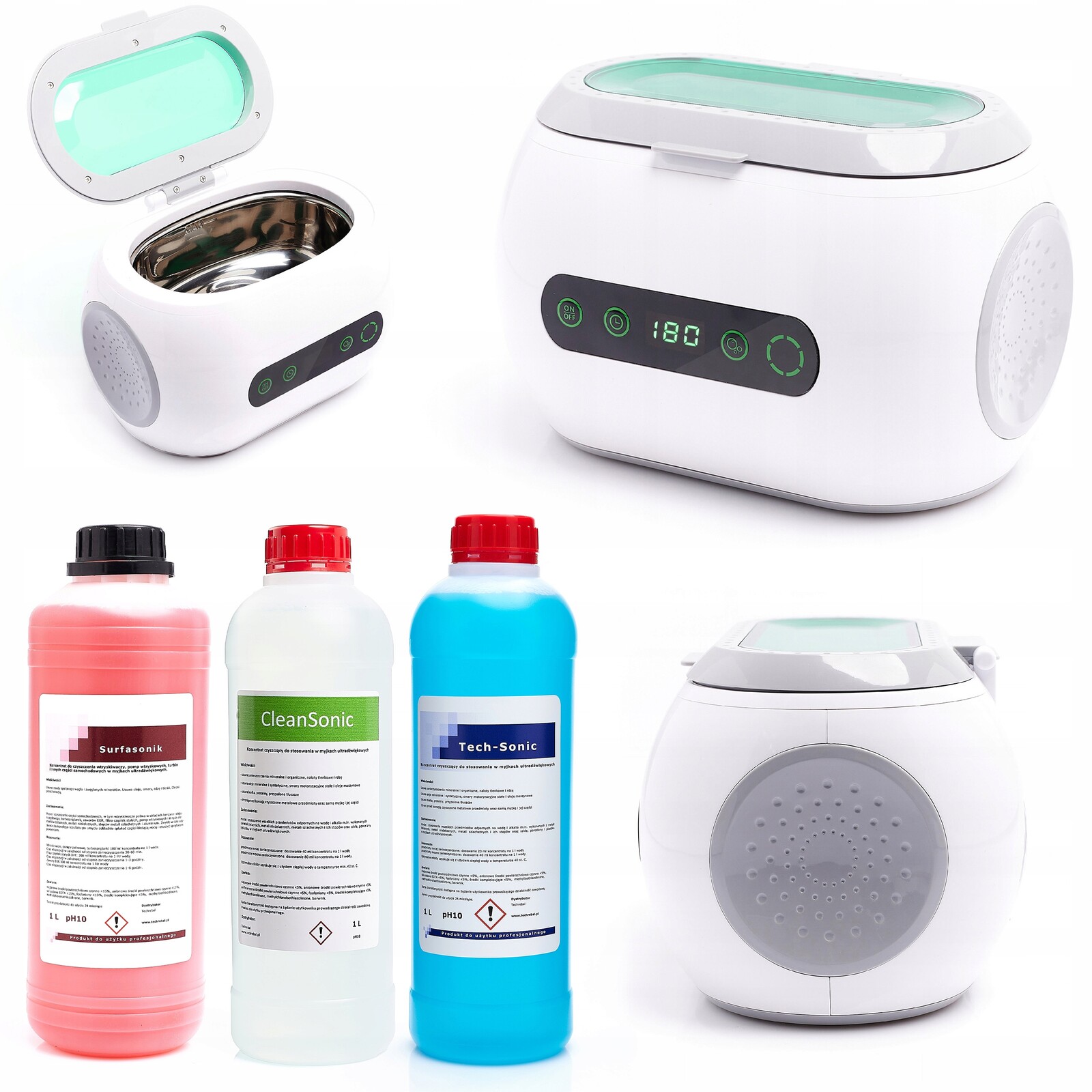 Ultrazvuková Myčka Van PS-06A 35W 0,6 L, Koncentrát, Kapalina 3 L Pro Šperky