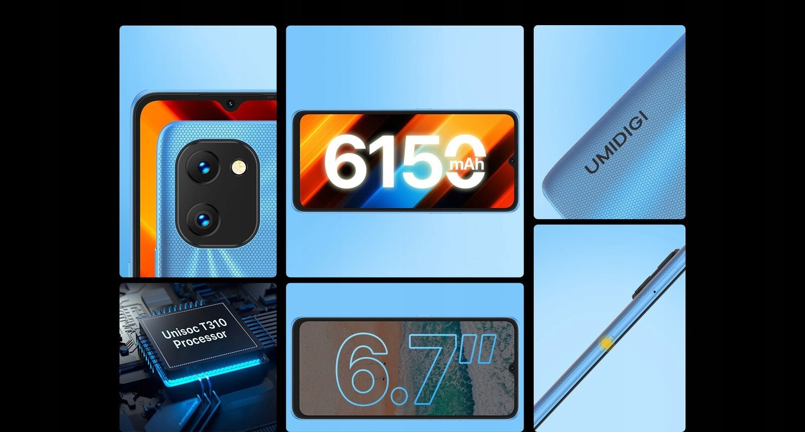 Umidigi Power 7S 4/64GB, 6150 mAh, černá