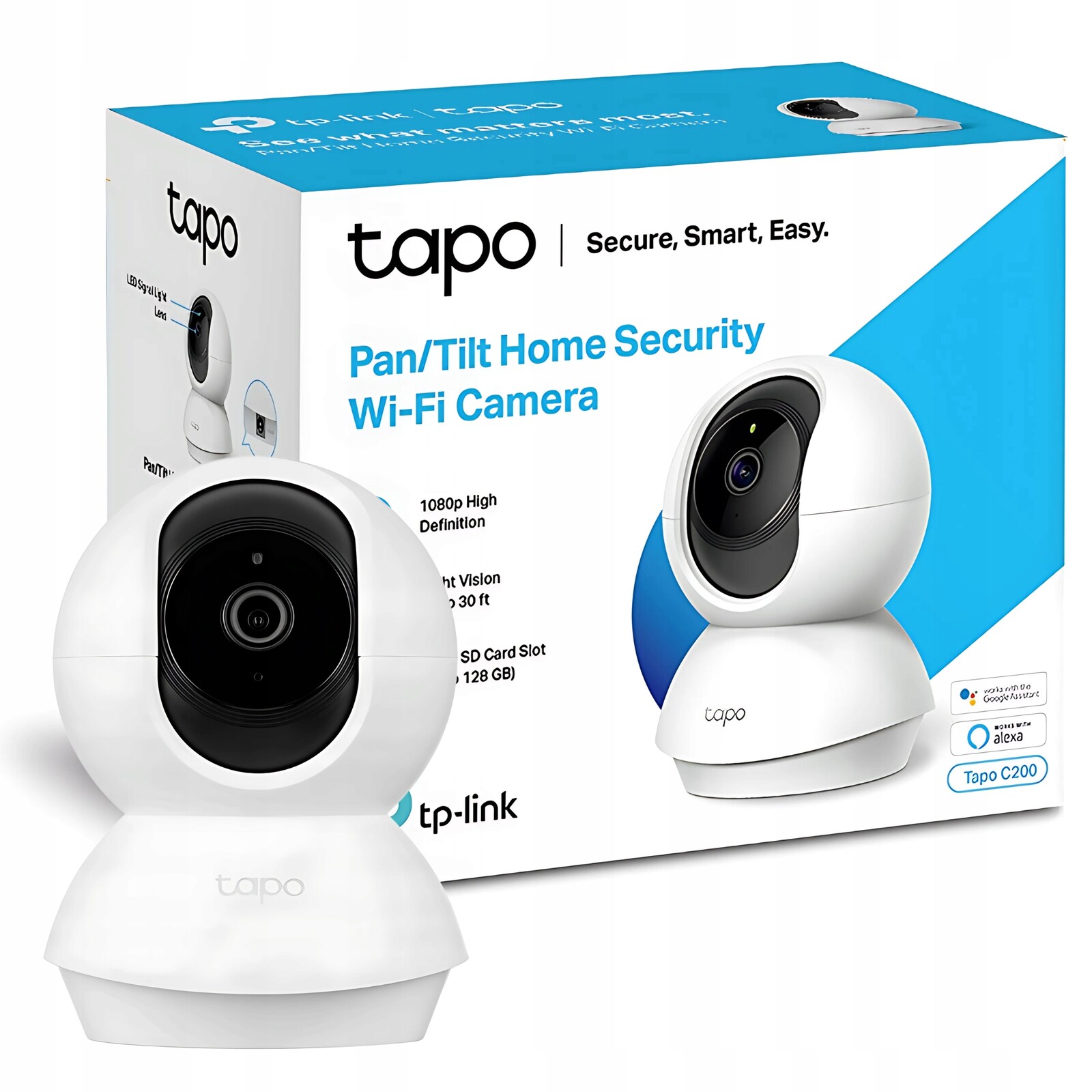 Ip Kamera Vnitřní Monitorování Tp-link Tapo 3MPX Noční Režim Detekce Pohybu