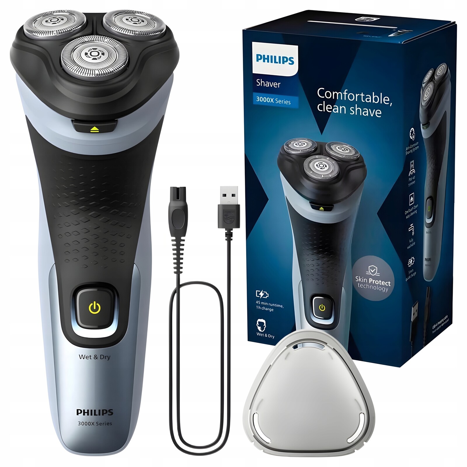 Elektrický strojek na vousy pro muže Philips Series 3000x X3063/00