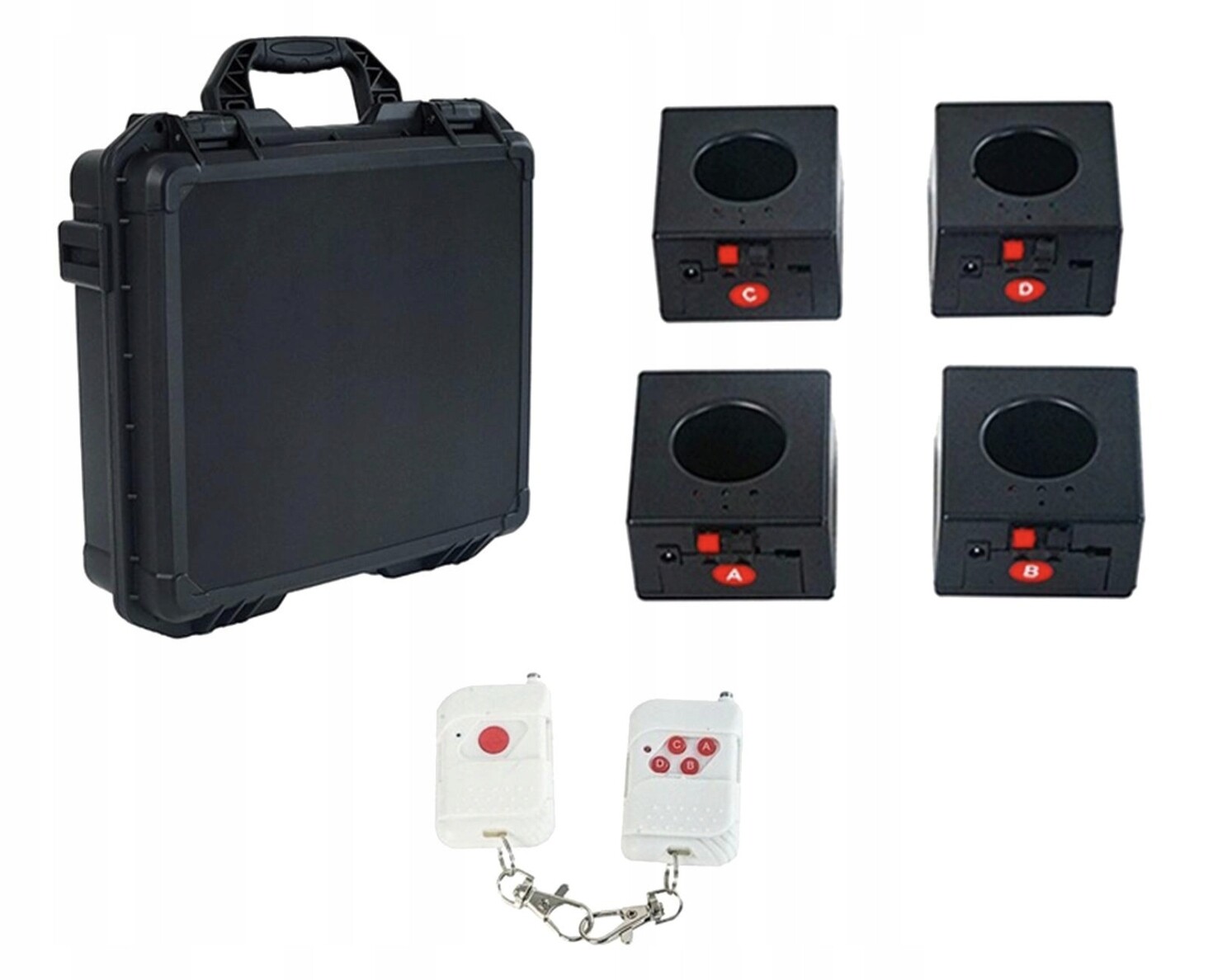 Systém Dálkového Nastartování Fantann Iskier Sada 4 Přijímačů 2 Ovladače Case