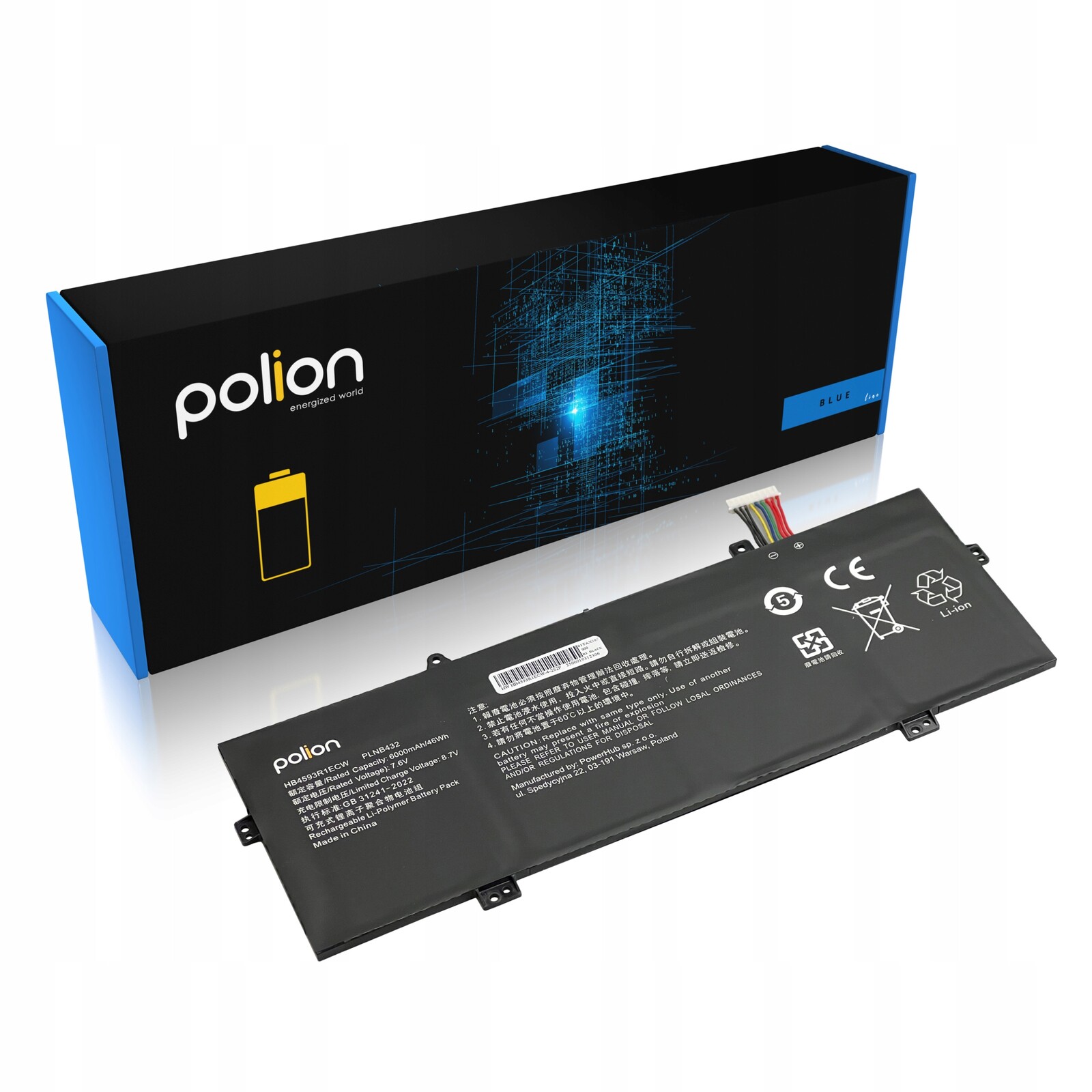 Baterie HB4593R1ECW pro Huawei MateBook 14 2020 2021