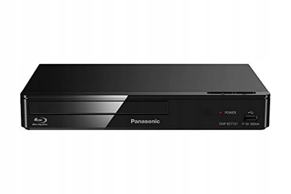 Panasonic DMP-BDT167EF Blu-ray přehrávač černý Usb Hdmi, mnoho formátů
