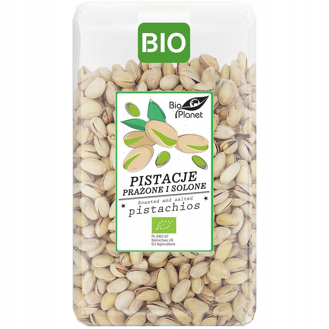 Pistácie pražené a solené bio 700 g bio planet
