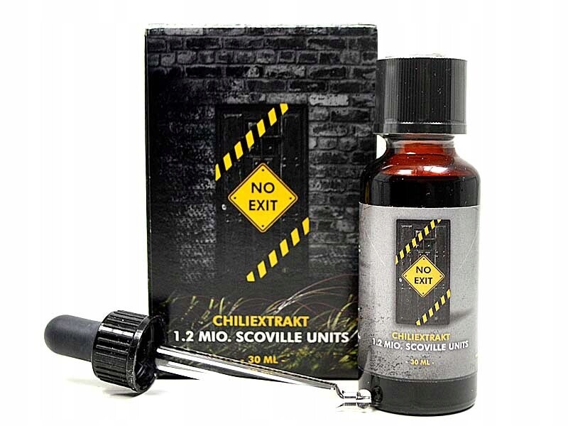 Superostrý extrakt z chilli papriček No Exit 1.2 Milionů Shu Kapsaicin, 30 ml