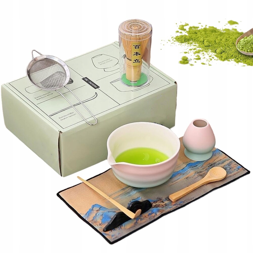 8DÍLNÁ Sada Nástrojů Pro Výrobu Matchy S Podstavcem