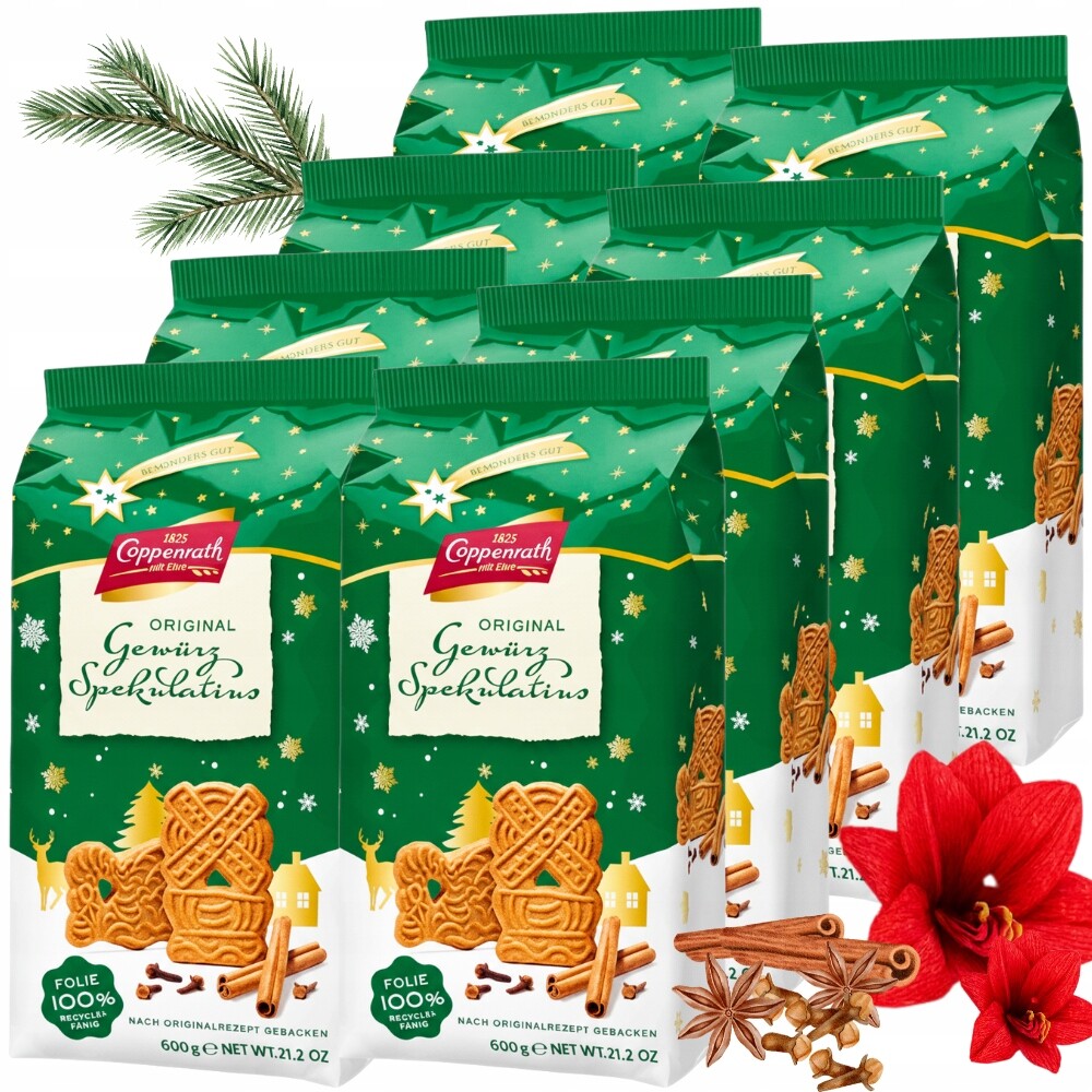 Coppenrath Vánoční Kořeněné Koláčky Spekulatius Vánoční 8x600G
