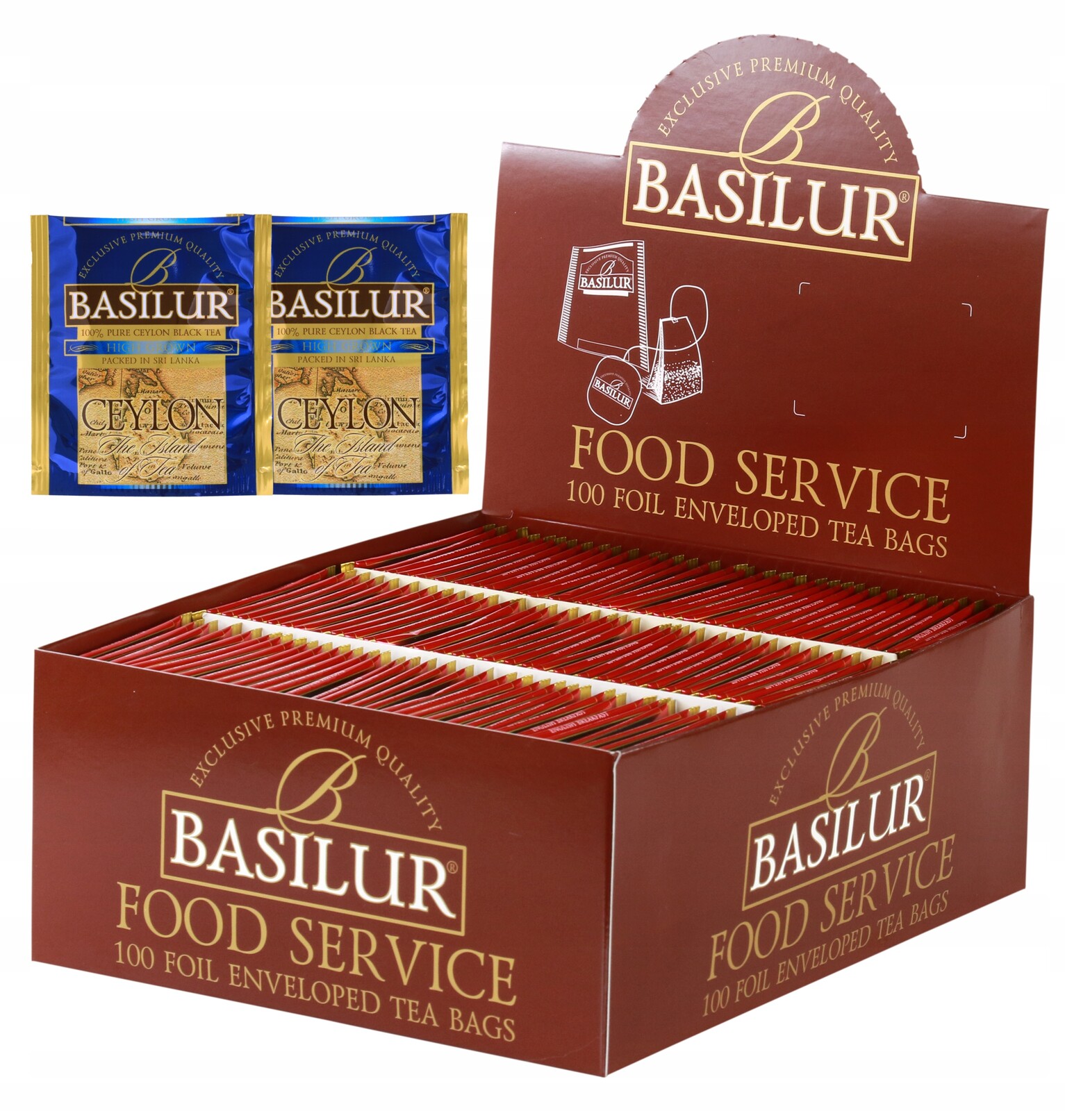 Basilur High Grown černý čaj HoReCa 100 kusů