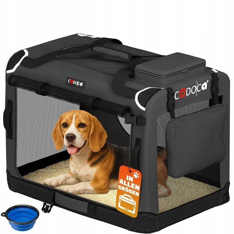 Přepravka Taška Pro Psa Kočku L 70x52x50 Antracit