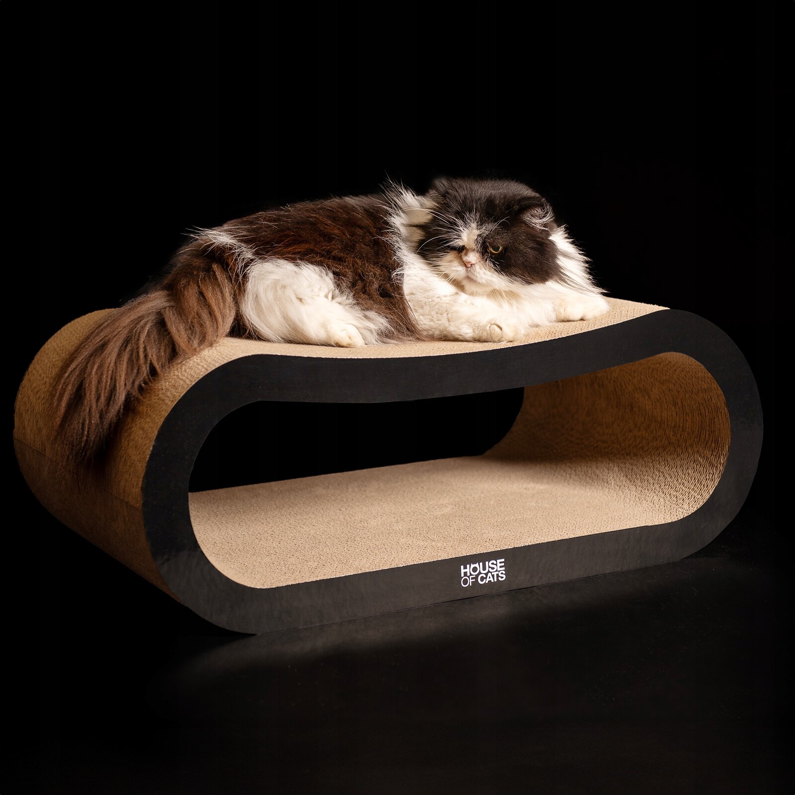 Velké kartonové škrabadlo House of Cats Wave