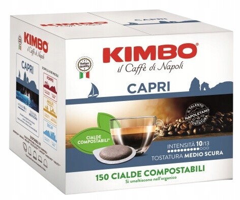 Kimbo Capri Ese Káva kapsle 44 mm 7,3 g x 150 ks