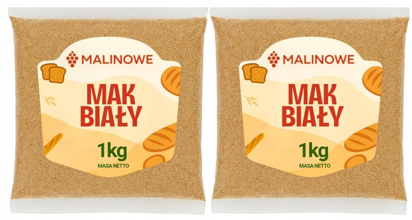 Set Mák Bílý Zrno 2x1kg Martinské Rohlíky Přírodní Kvalita Premium