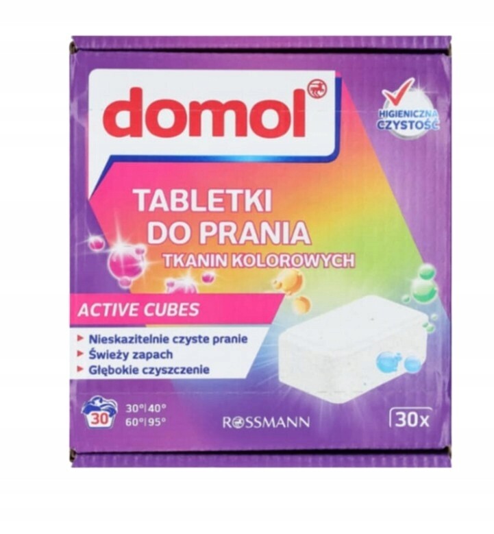 Domol tablety na praní barevných tkanin 30 ks