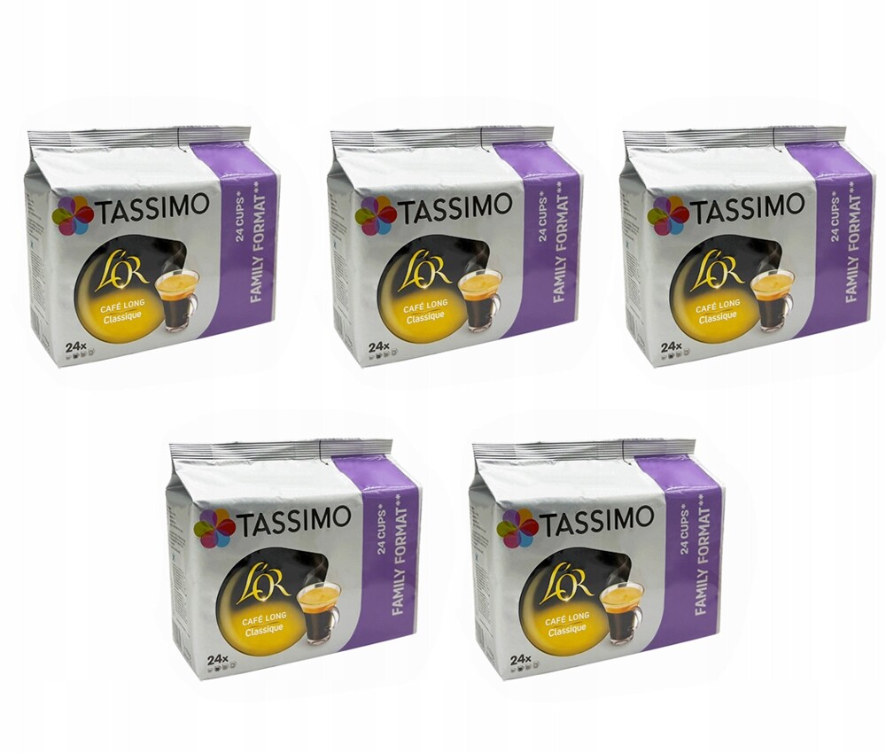 Tassimo L'Or Cafe Long kapsle Mletá káva 120 kusů