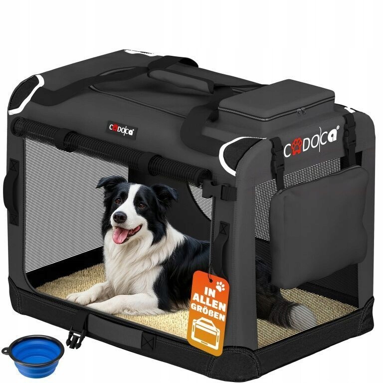 Přepravka Taška Pro Psa Kočku XL 82x58x58 Antracit