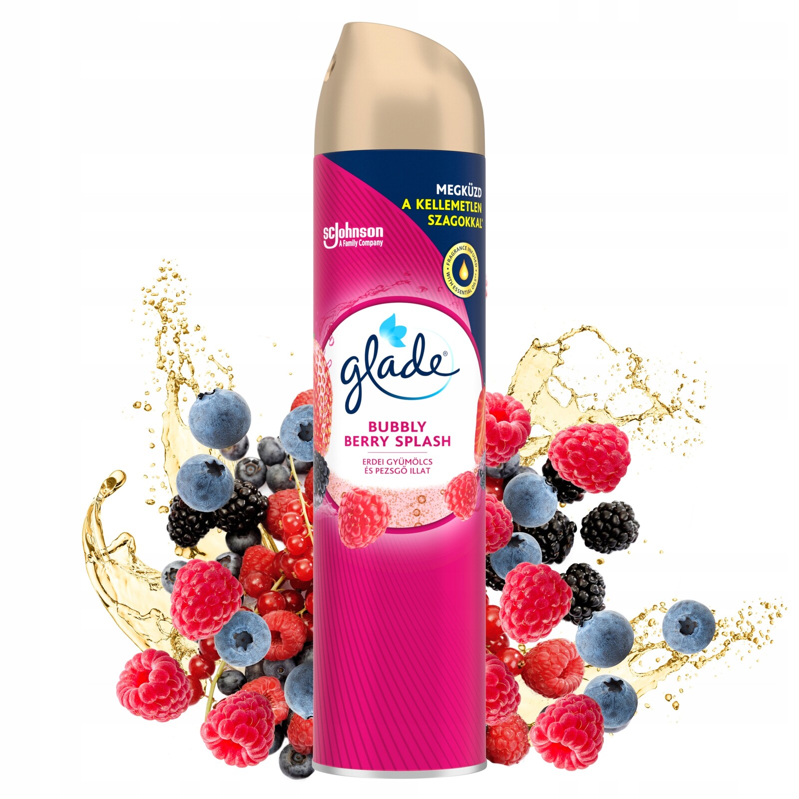 Glade aerosol Osvěžovač sprej Jahoda Ostružina