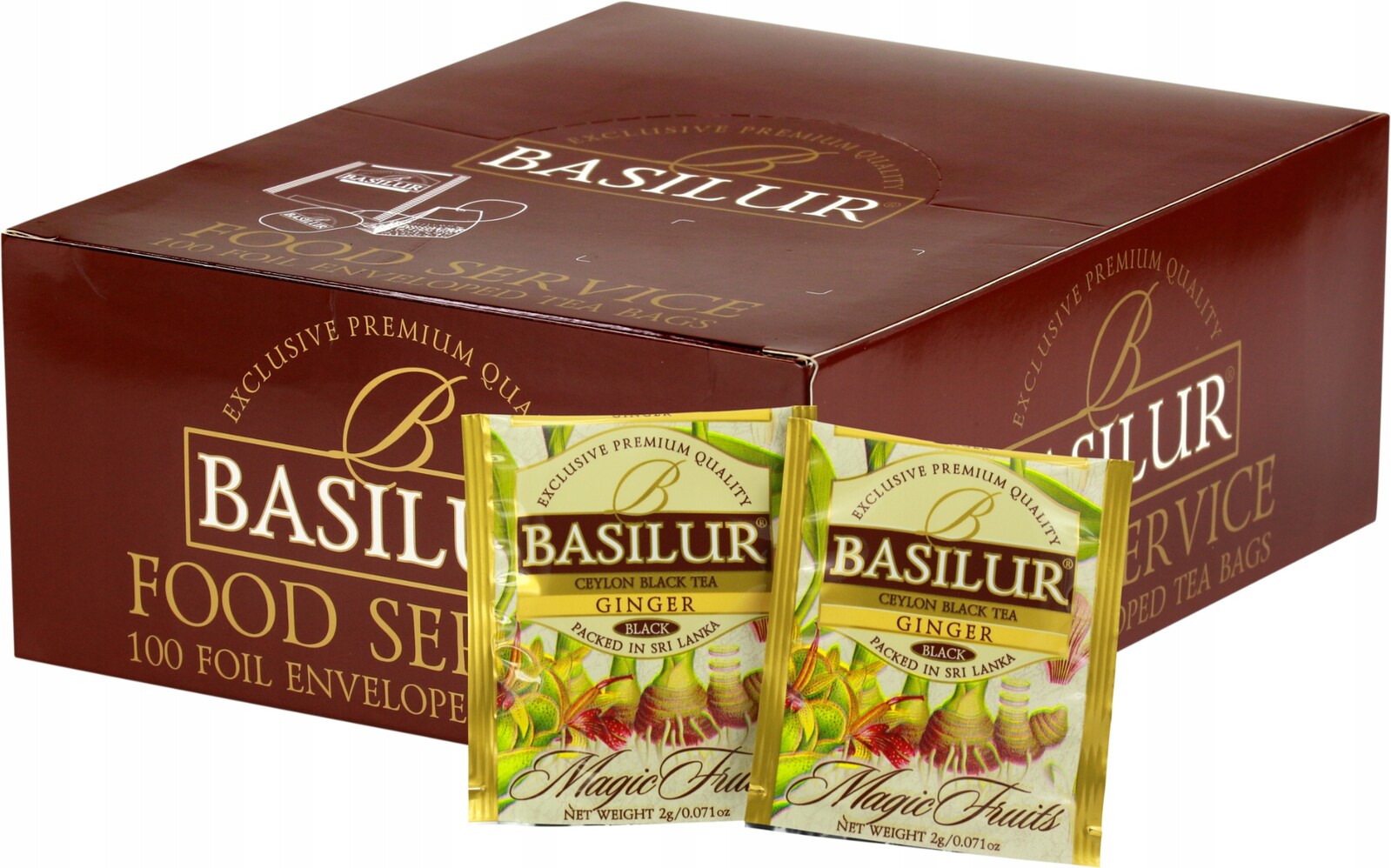 Černý Čaj Basilur Ginger HoReCa 100x2g