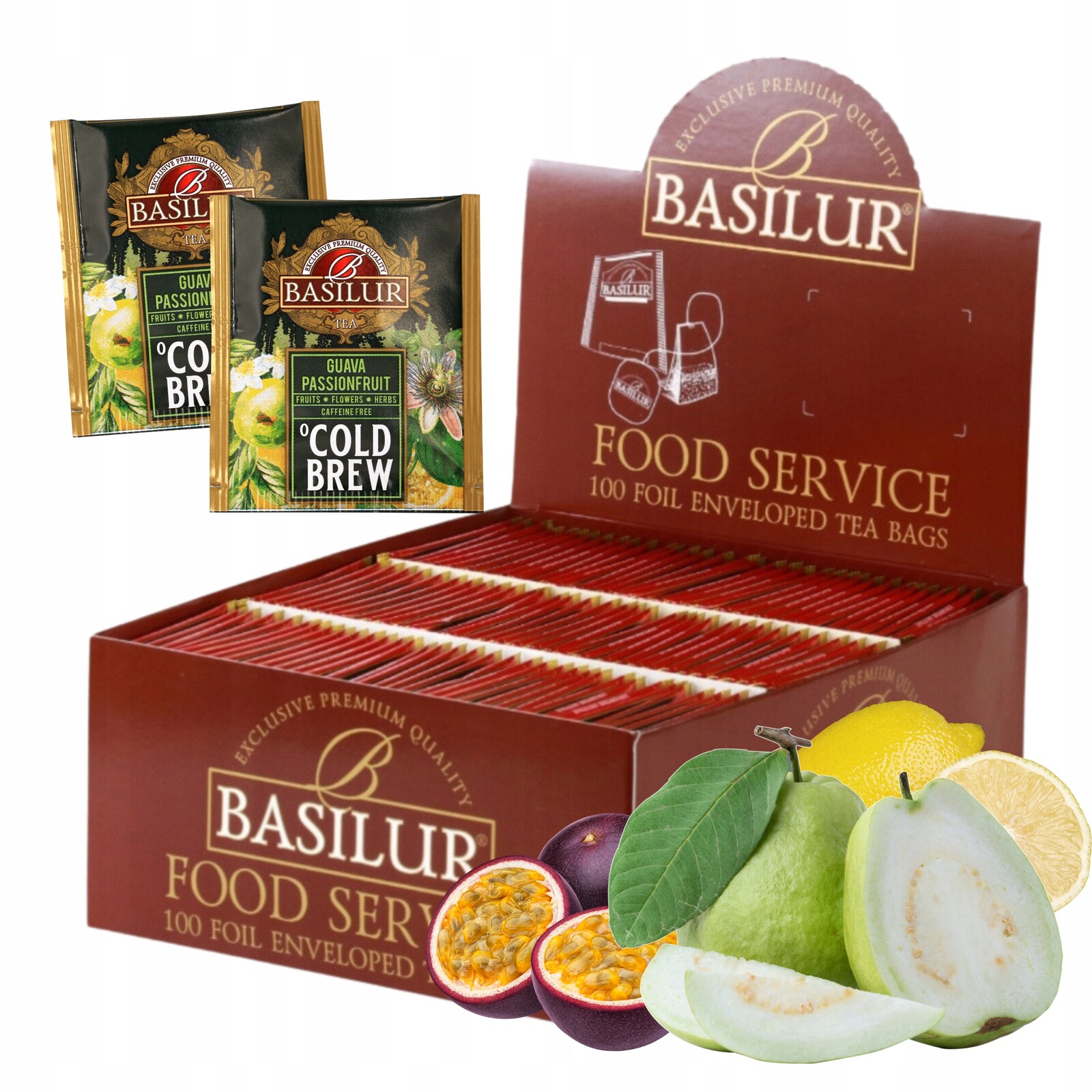 Basilur Guava Passionfruit čaj Cold Brew sáčky HoReCa 100 x 2 g