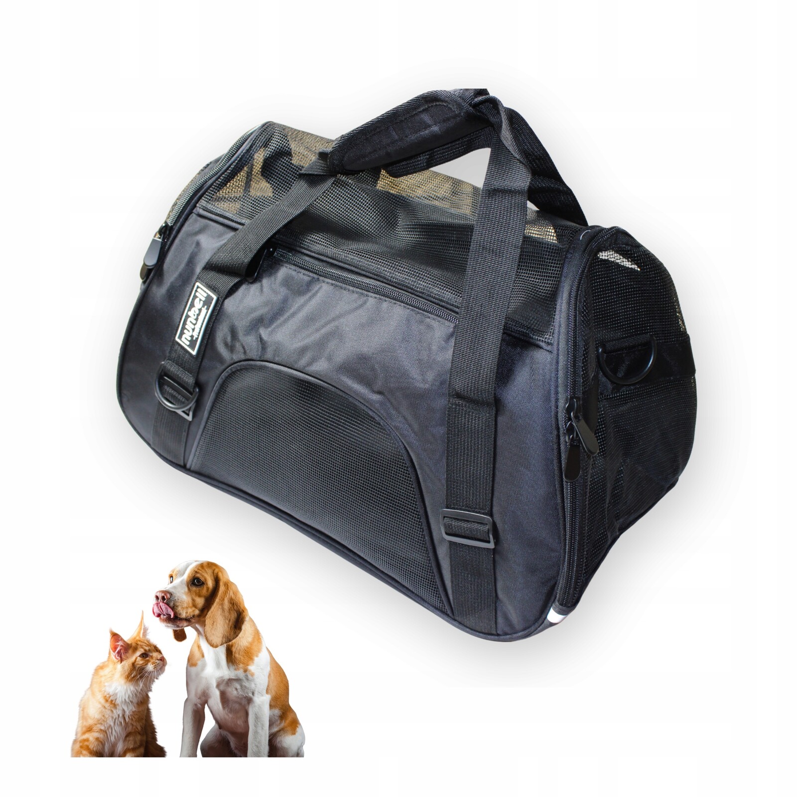 Přepravka Taška Pes Kočka 46x25x32 cm 2 Barvy Pevná Odolná